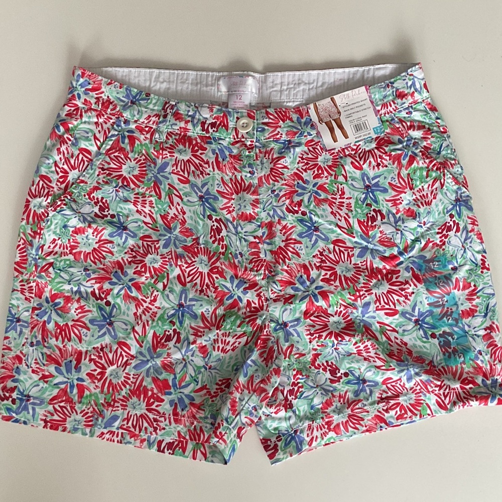 Stella Parker Women's Floral Print Shorts SZ 12 NWT - Picture 2 of 11
